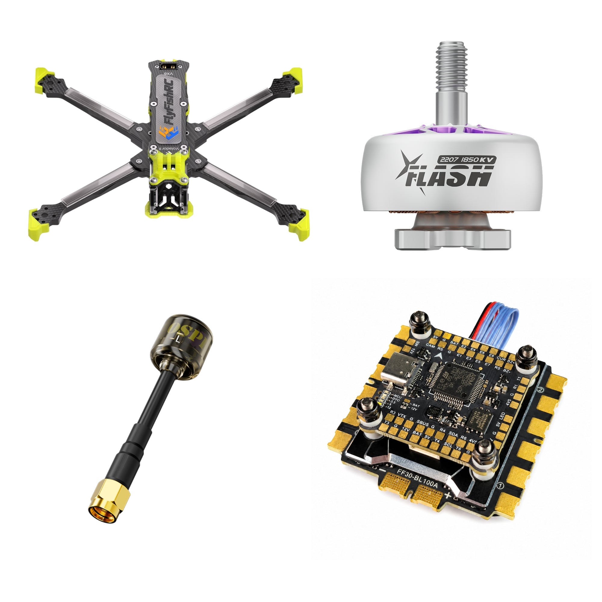 Buy FlyFishRC FPV Drone Parts, Frames, Motors, Antennas & Accessories ...
