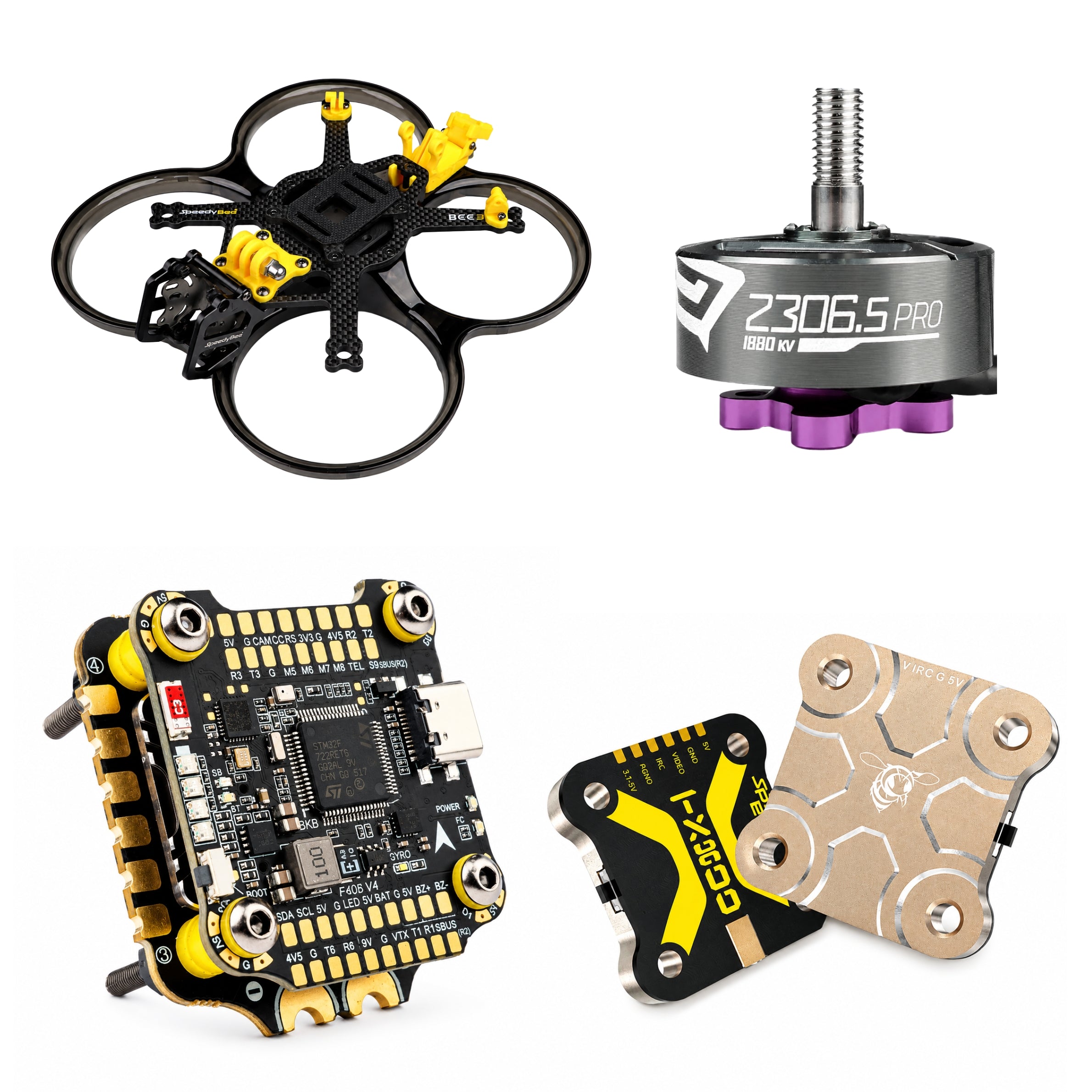 SpeedyBee ESC, VTX, Motor, Receiver, Frame, FC Stack & FPV Drone Parts ...