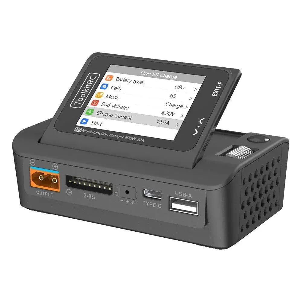 ToolkitRC M9 600W 20A 1-8S Multi-Function DC Smart Balance Charger. Hi Tech xyz