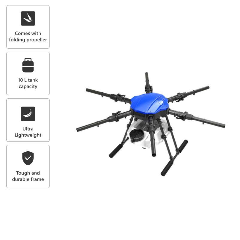 EFT E610P 10L 6 Axis Agricultural Drone Frame