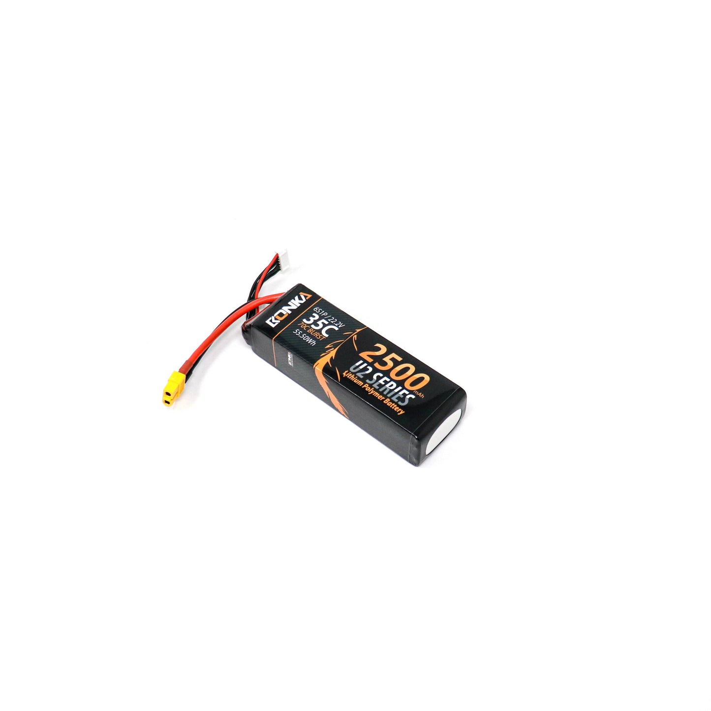 22.2V 2500mAh 6S 35C Lithium Polymer Battery Pack (Brand Bonka)