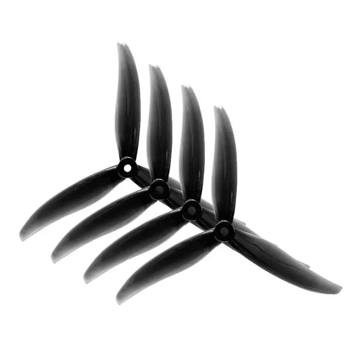 Gemfan 7037 3-Blade Polycarbonate Propeller 2CW+2CCW (Set of 4) - Black . Hi Tech xyz