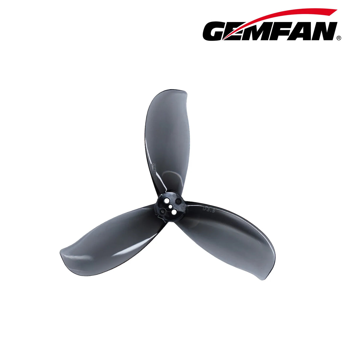 Gemfan D3.5 Ducted PC 3-Blade 1.5mm Cinewhoop Propeller for 3.5 Inch FPV Drone (2CW + 2CCW) - Clear Gray