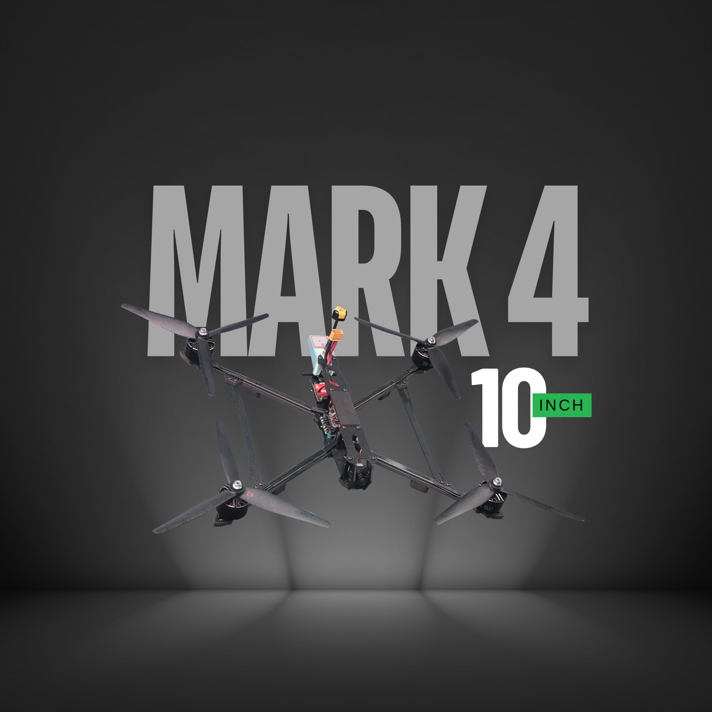 Mark4 V2 10 Inch Carbon Fiber Analog FPV Drone - PNP