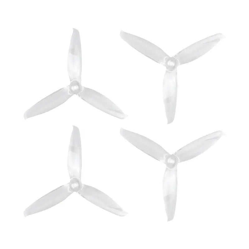 5152 HD Tri Blade Flash Propellers 2CW+2CCW - (2 Pairs) - Transparent glass. Hi Tech xyz