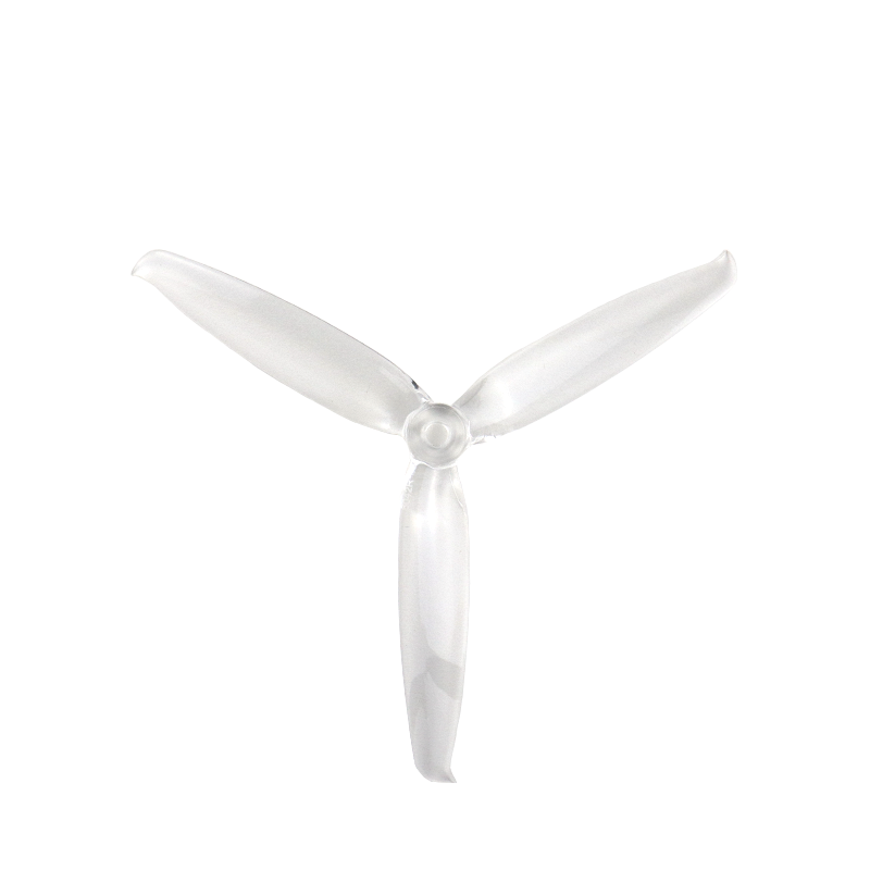 Orange HD 6042(6X4.2) Tri Blade Flash Propellers 2CW+2CCW 2 Pair- Transparent (Clear)