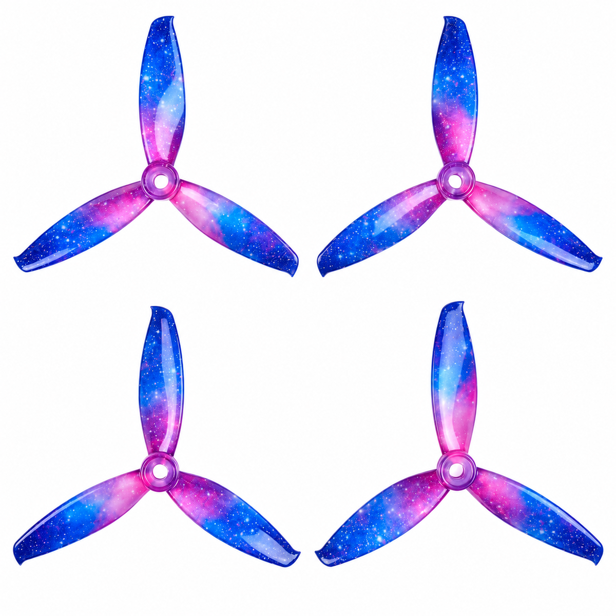 Gemfan HD Propellers Windancer 5043-3 Triblade Propellers (2CW, 2CCW) – Skitzo Galaxy