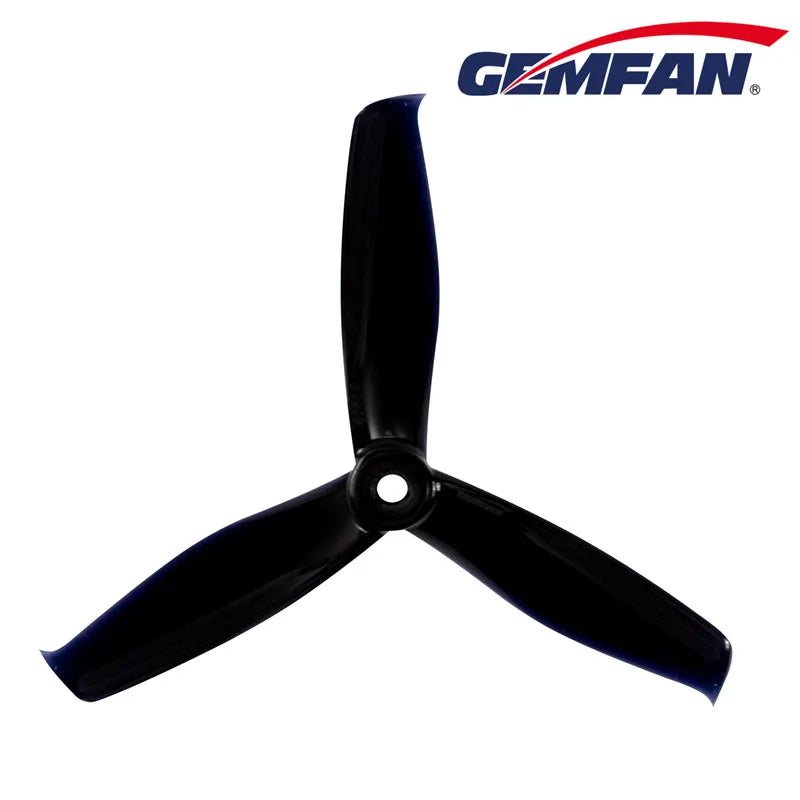 Gemfan 5055S Hulkie PC 3-Blade Freestyle Propeller for 5 Inch FPV Drone (2CW + 2CCW) - Black