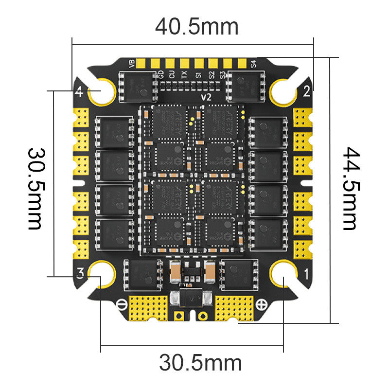 Aocoda-RC AM32 32Bit 55A 4-IN-1 ESC