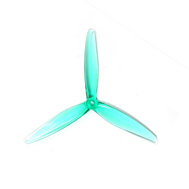 Gemfan 7050 Hurricane PC 3 Blade Propellers 2CW + 2CCW – Clear Green