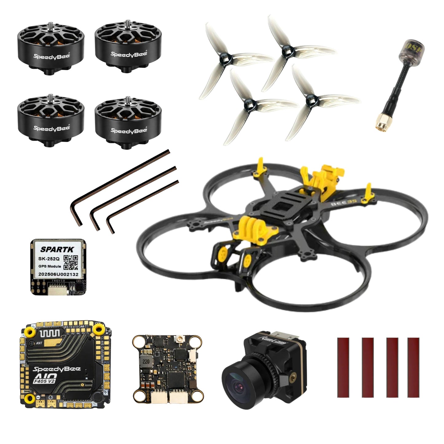 Bee35 3.5 inch Cinewhoop 4-6s Analog FPV Drone Kit