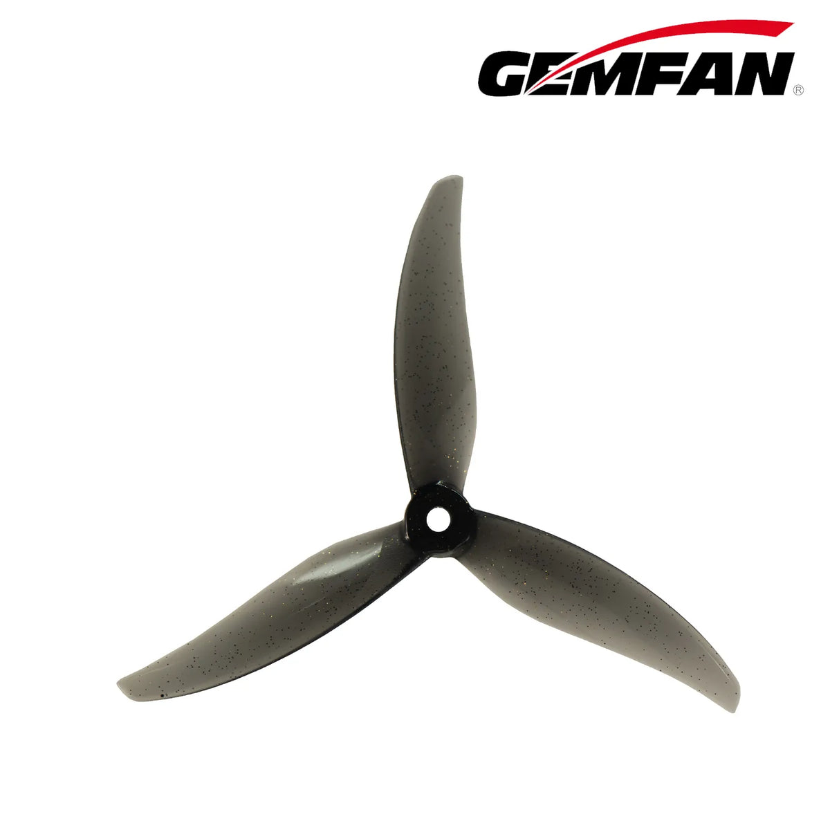 Gemfan 5127 Hurricane PC 3-Blade Freestyle Propeller for 5 Inch FPV Drone (2CW + 2CCW) - Clear Gray