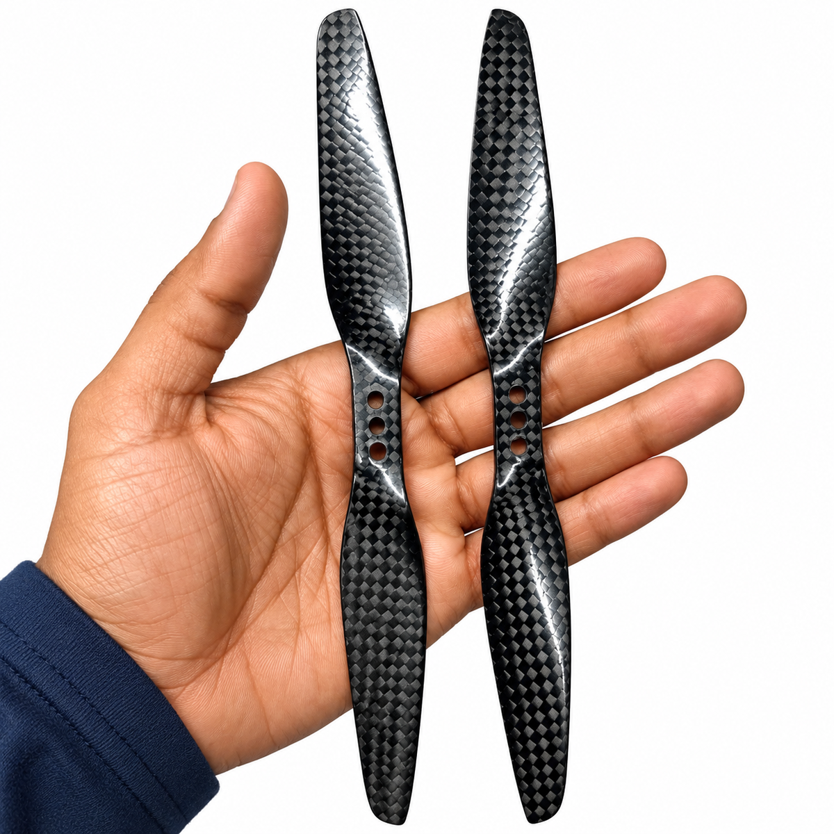 Gemfan 7024L T-Type Carbon Fiber Propeller for 7 Inch FPV Drone (1CW + 1CCW) - Black