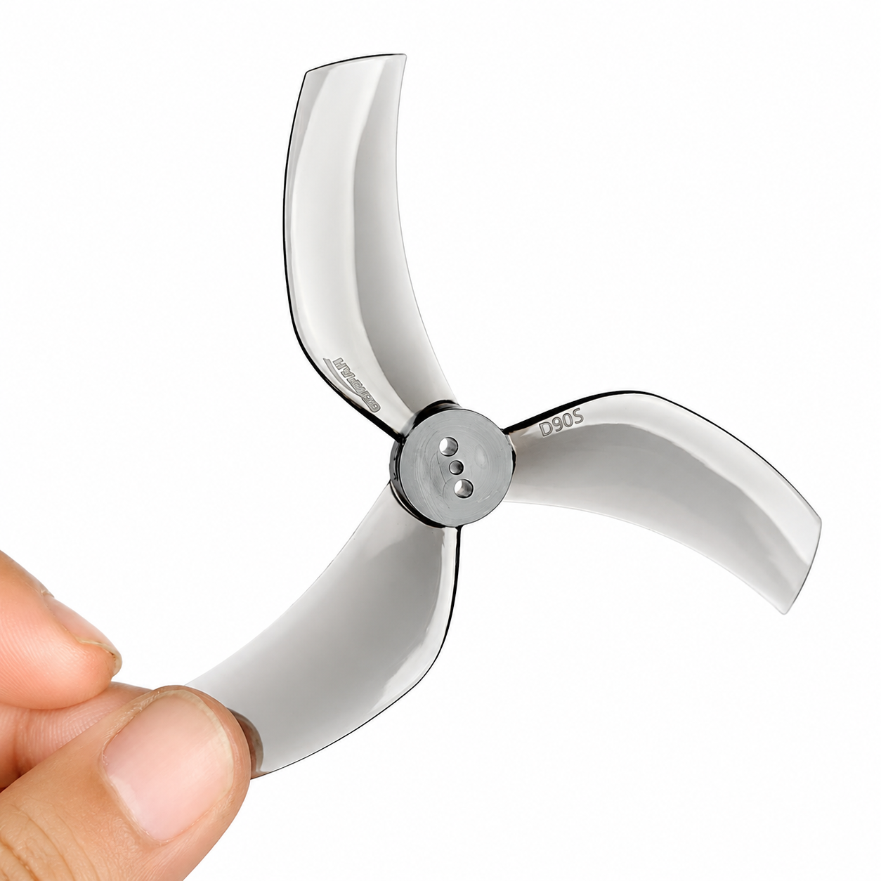 Gemfan D63-3Blade 2.5'' CineWhoop Propeller 4CW+4CCW - (4pairs) - Clear Grey