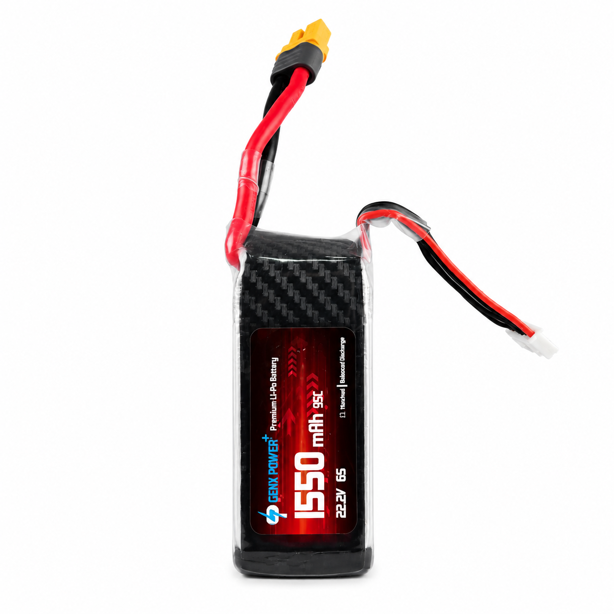 GenX 22.2V 1550mAh 6S 95C Premium Lithium Polymer Battery Pack