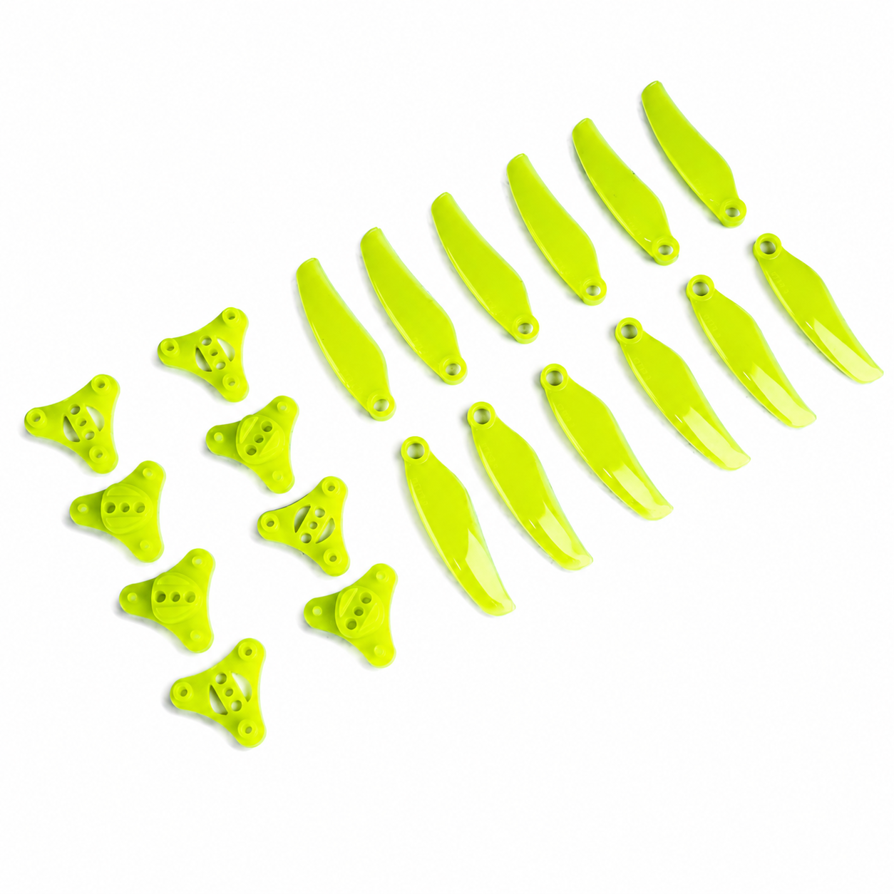Gemfan F3015 Floppy Proppy 3 Blade Propellers Yellow - (2CW+2CCW)