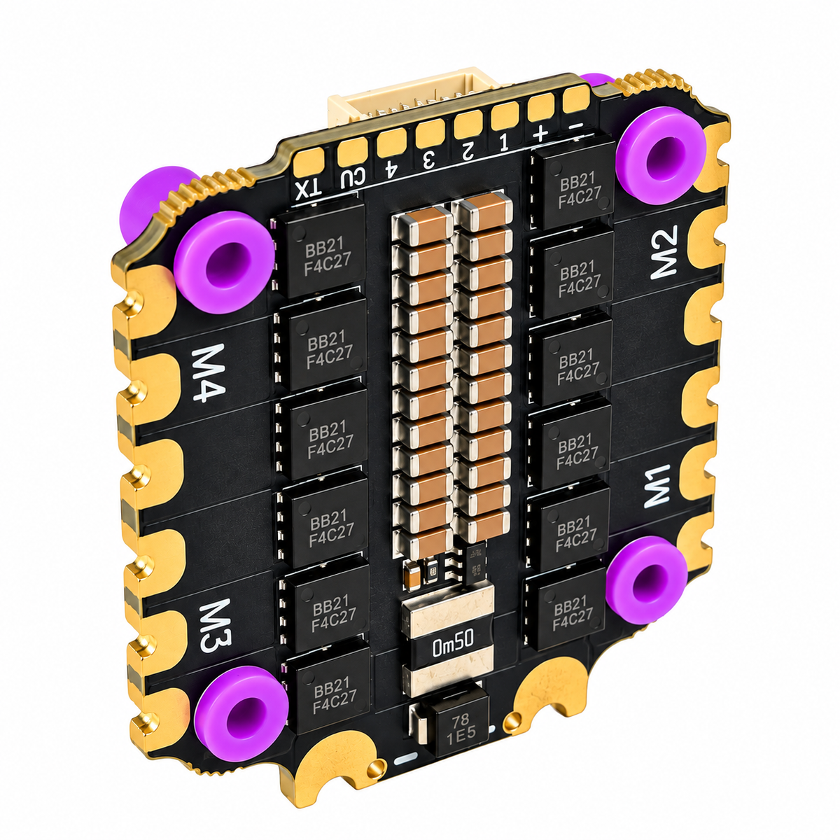 DAKEFPV BLHeli 32-Bit 55A 4-in-1 ESC 3-6S for FPV Drone