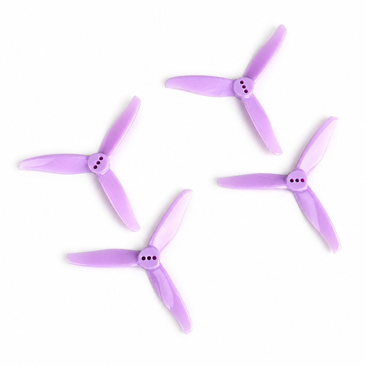 Gemfan 3016 Hurricane PC 3 Blade 2mm Propeller - Purple (2CW+2CCW)