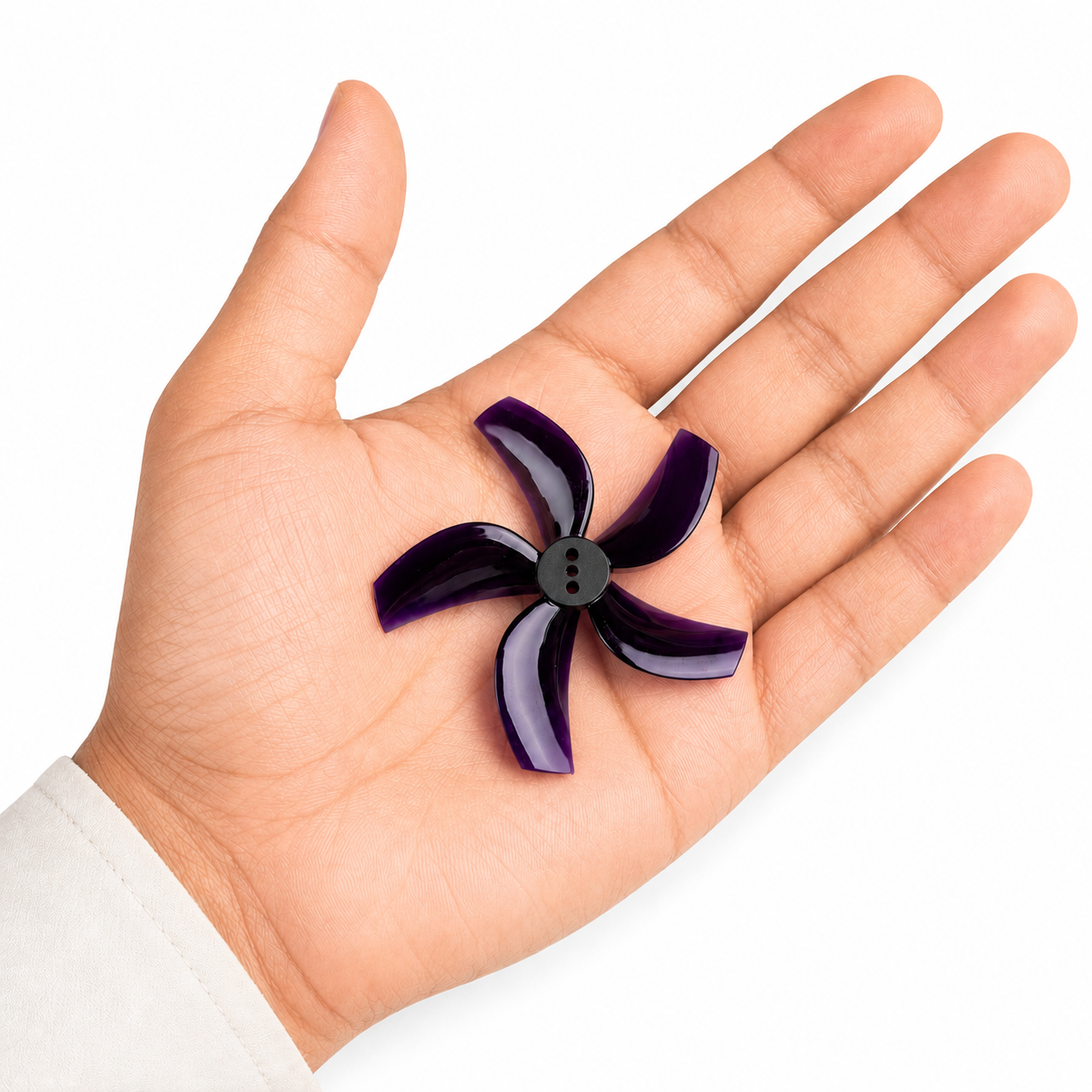 Gemfan D63 Ducted PC 5 Blade 1.5mm Propellers 4CW + 4CCW - Black