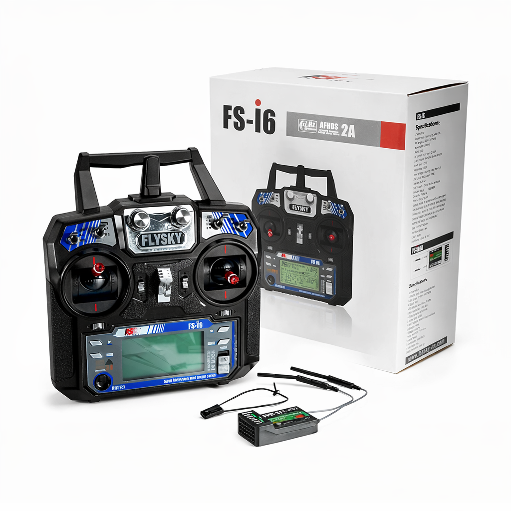 FlySky FS-i6 2.4G 6CH Radio Transmitter With FS-iA6b Receiver