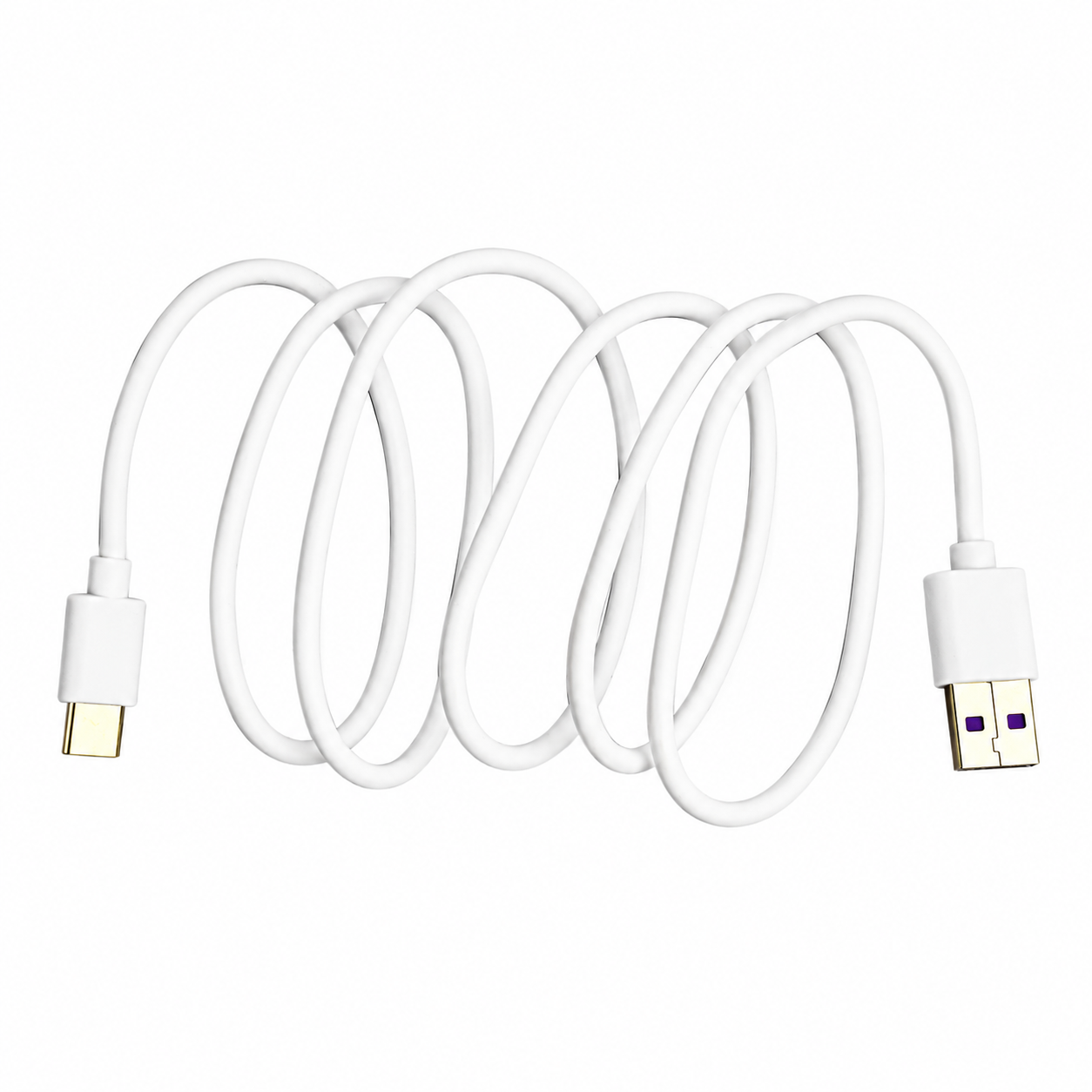 USB to C-type Data line Charger Cable - (White)