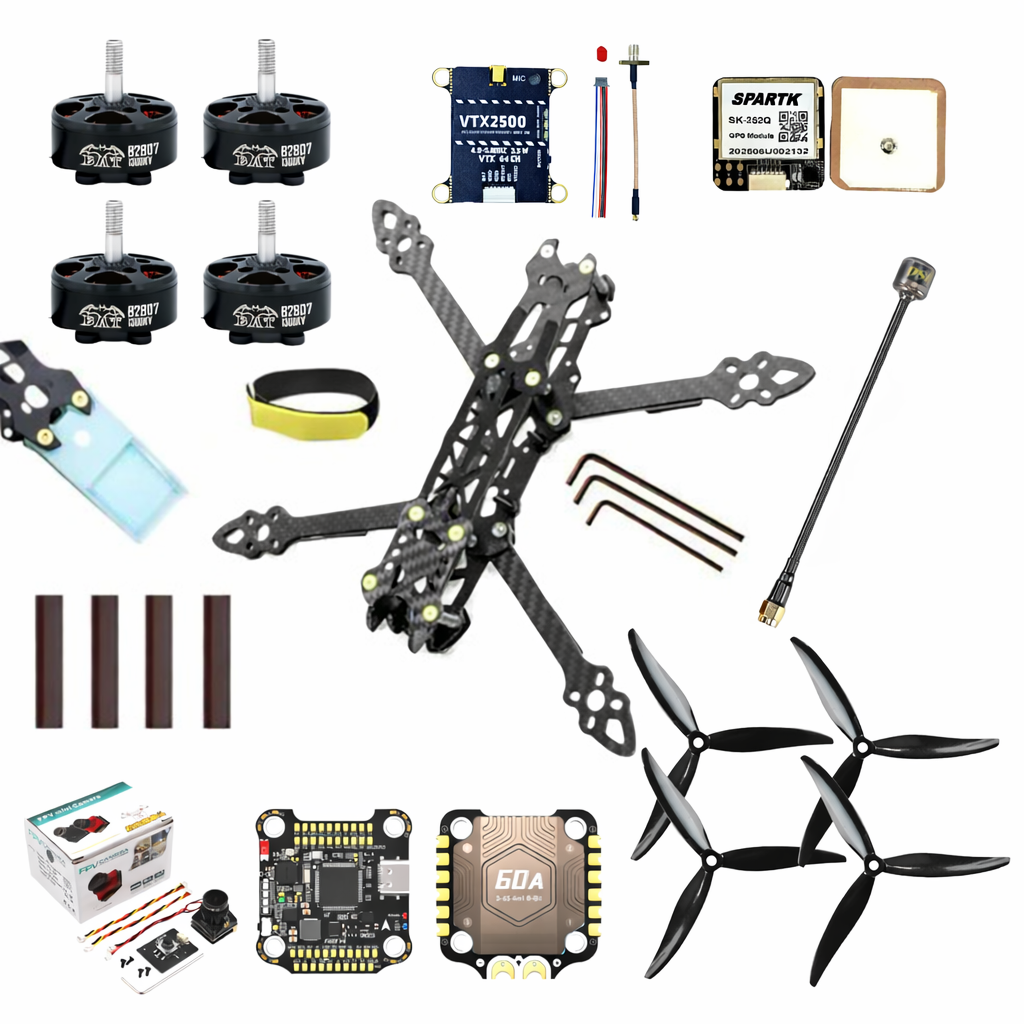 Mark4 7inch 295mm Carbon Fiber Analog FPV Drone Kit