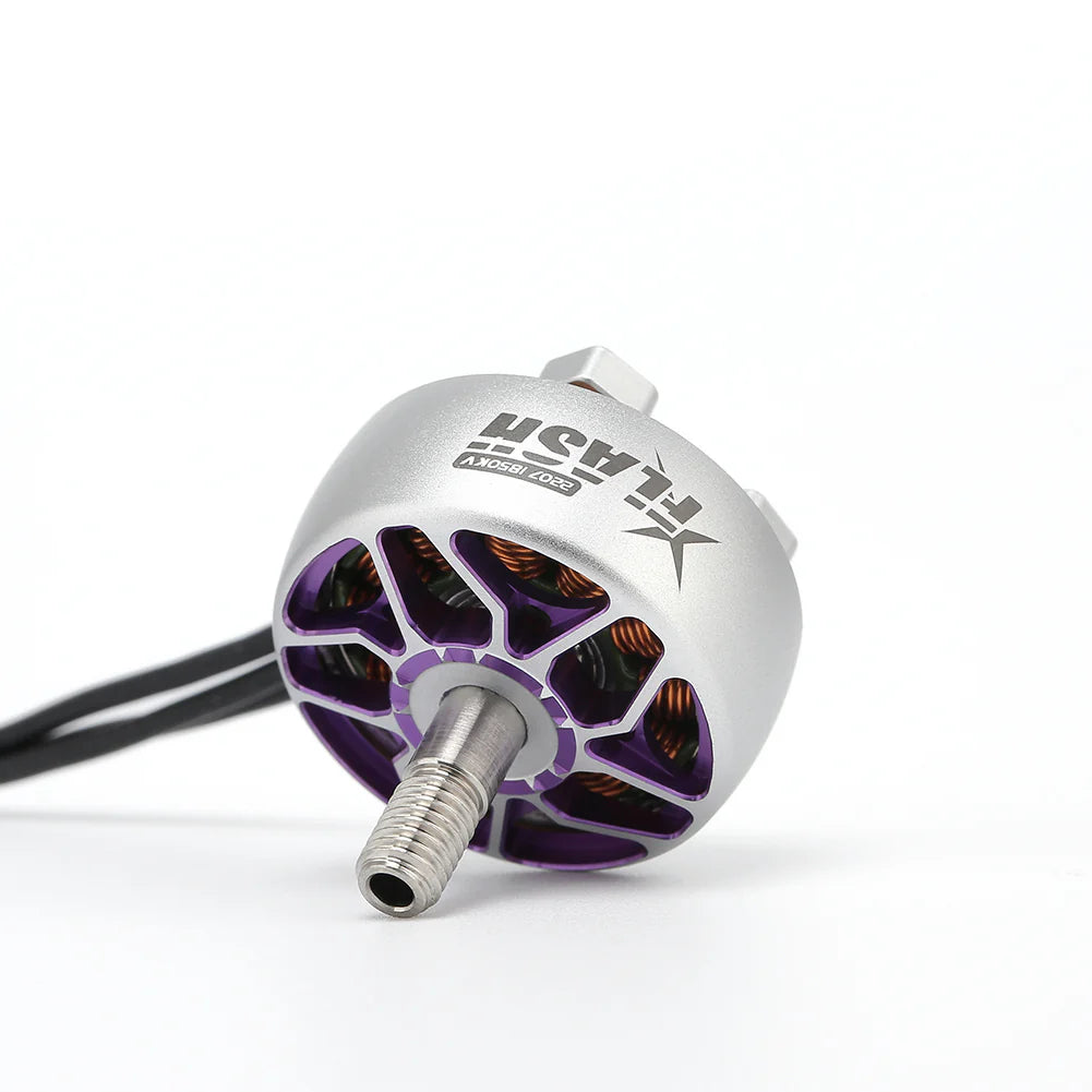 FlyFishRC Flash 2207 1850KV 4S - 6S 5 inch FPV Motor - Gray & Purple
