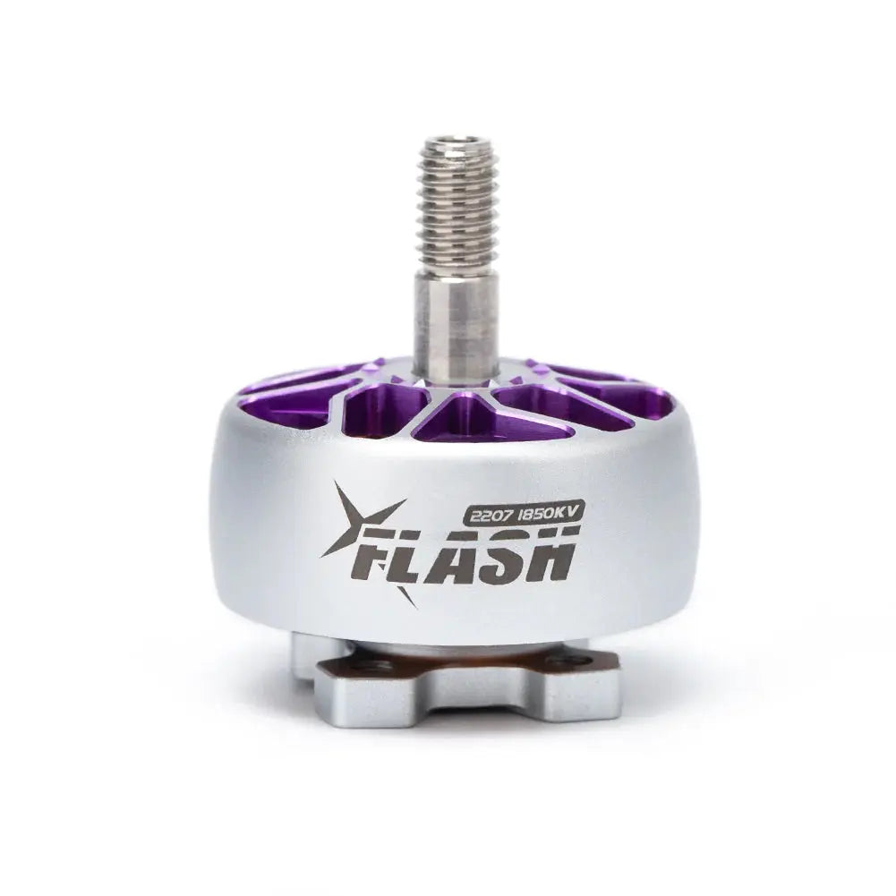 FlyFishRC Flash 2207 1850kv 4S 5inch FPV Motor - Gray & Purple. Hi Tech xyz