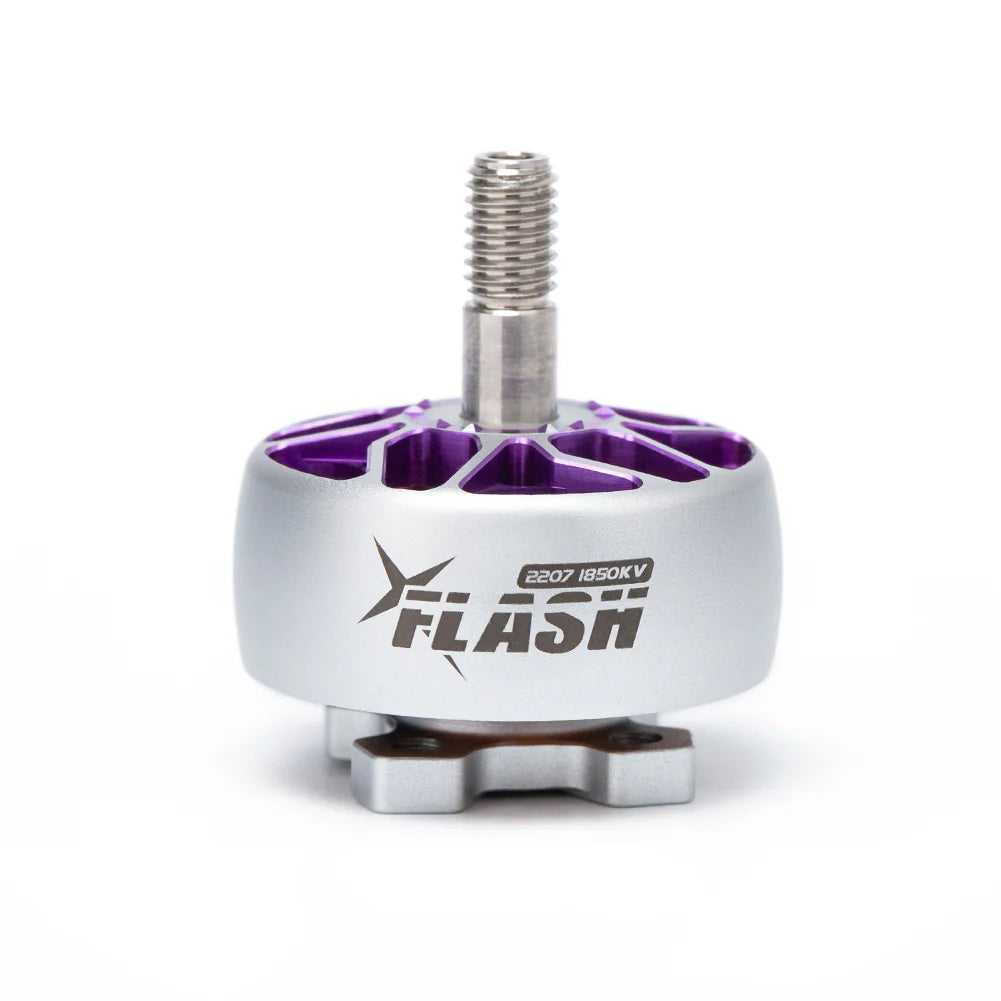 FlyFishRC Flash 2207 1850KV 4S - 6S 5 inch FPV Motor - Gray & Purple