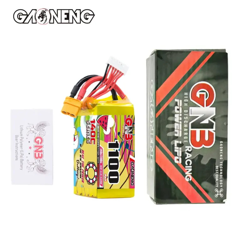 GNB 1100mAh 6S 22.2V 140C XT60 LiPo Battery