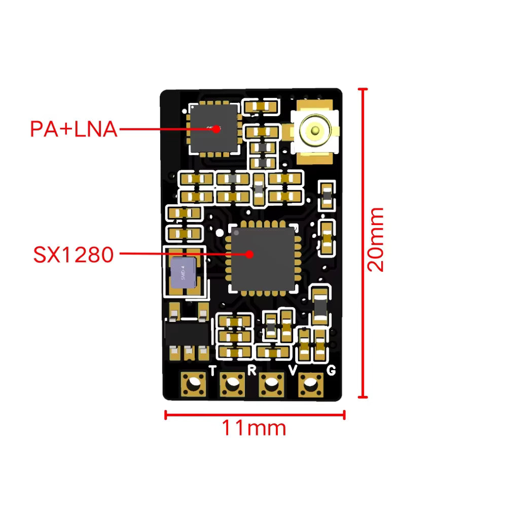 HPXGRC 2.4GHz ExpressLRS 100mW ELRS Receiver