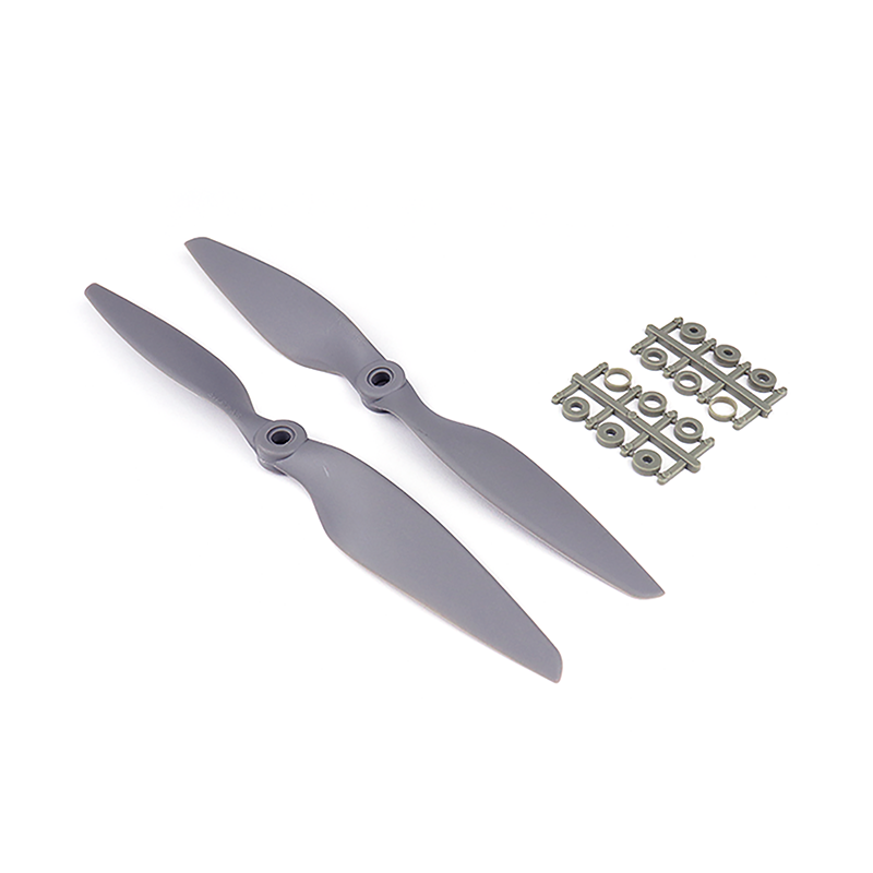 Orange HD Propellers (12X4.5) Glass Fiber Nylon Grey 1CW+1CCW - 1pair