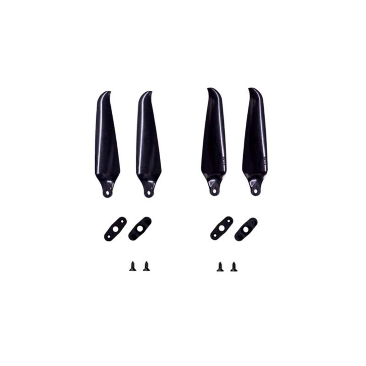 F8041 Folding Drone Propeller 2 Blade Glass Fiber Nylon - Black (1 Pair CW+CCW)
