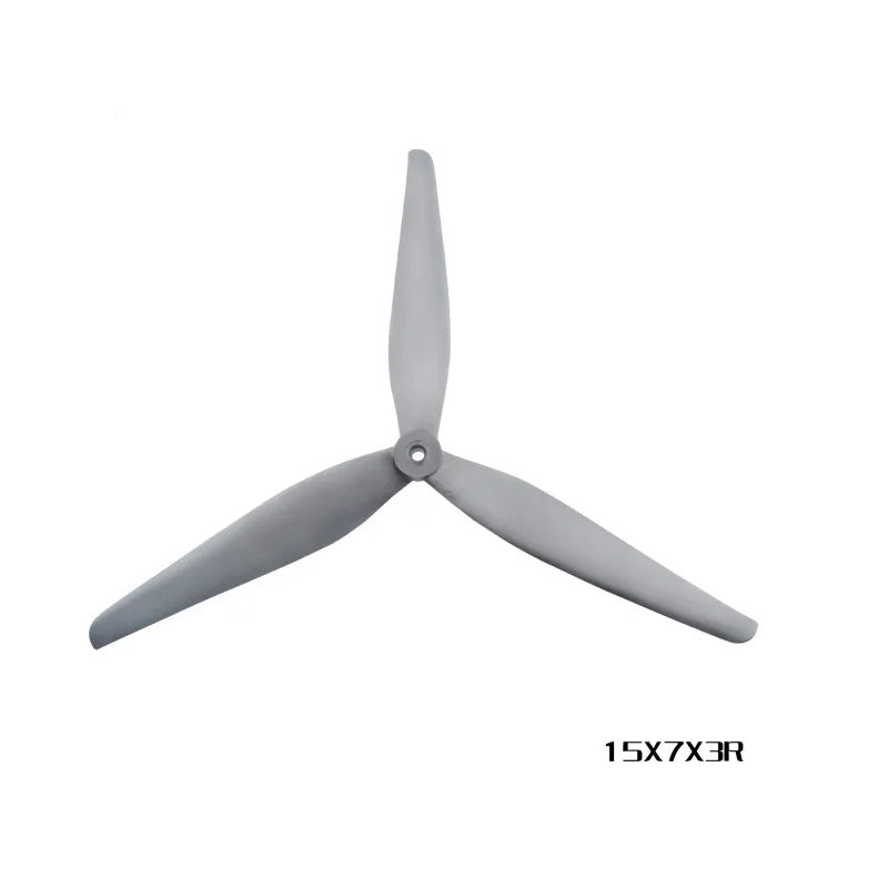 HQProp 15X7X3 (1CW + 1CCW) Black-Glass Fiber Reinforced Nylon Propeller.