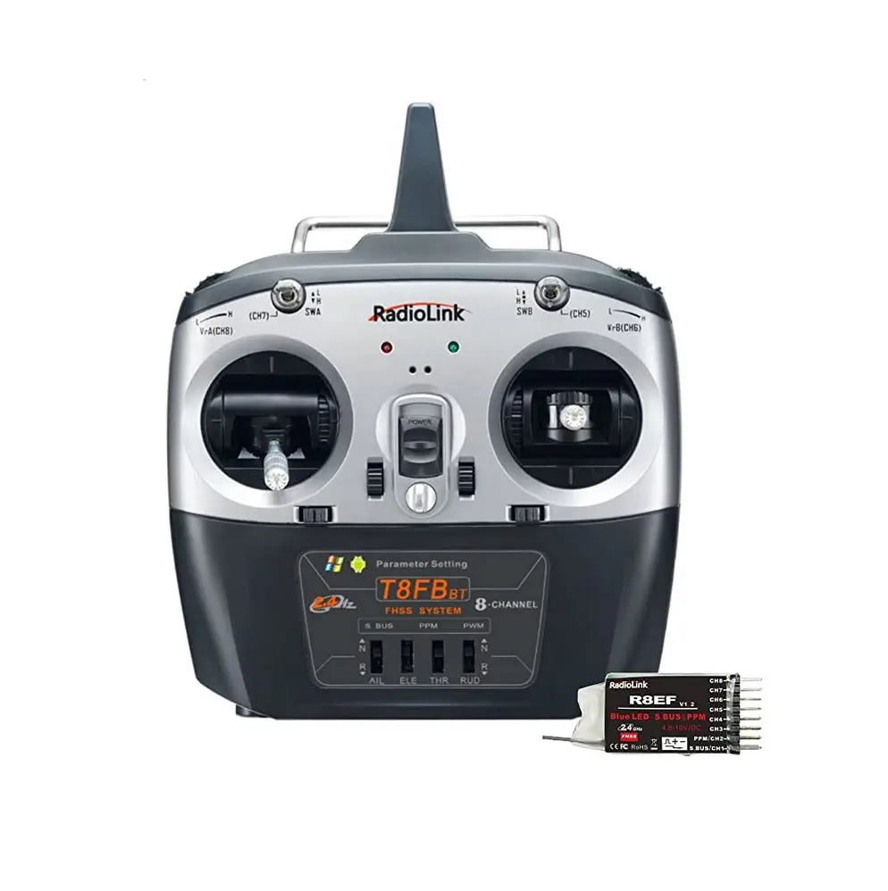 Radiolink T8FB 2.4GHz 8 Channels RC Remote Transmitter with Receiver Hi Tech xyz