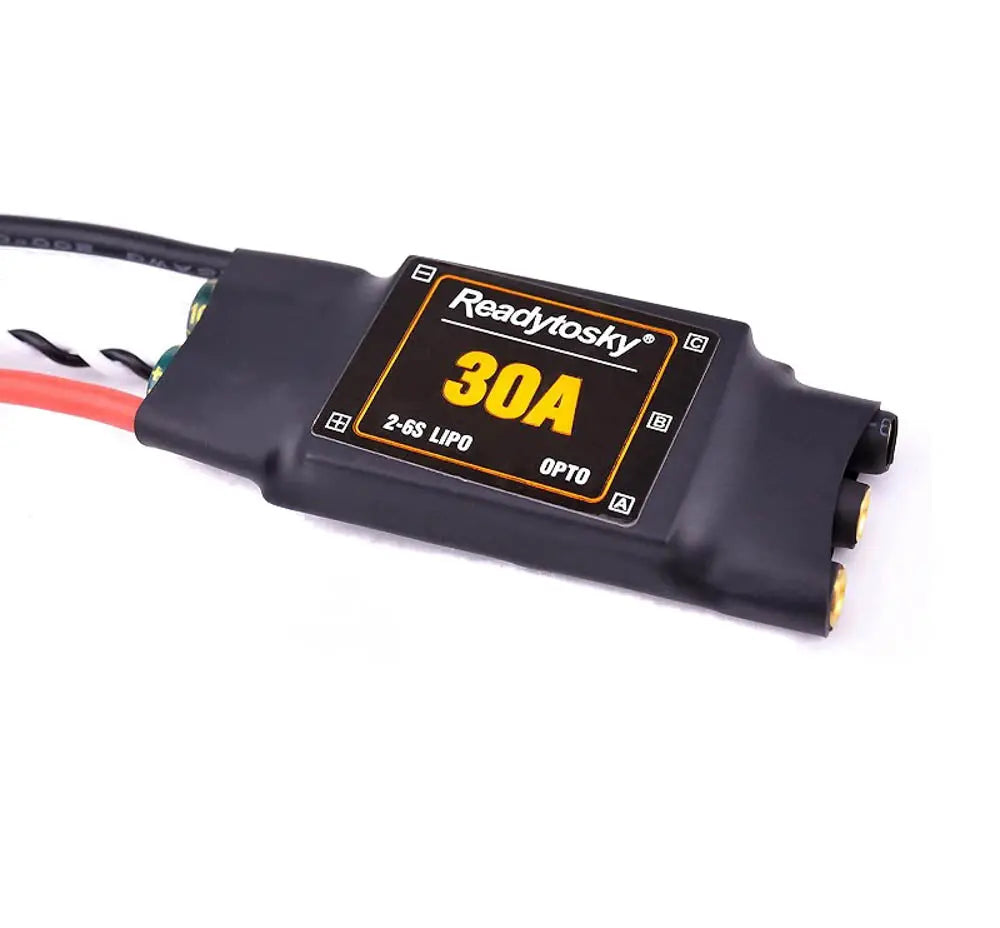 ReadytoSky 30A 2-6S ESC 3.5mm Banana connector. Hi Tech xyz