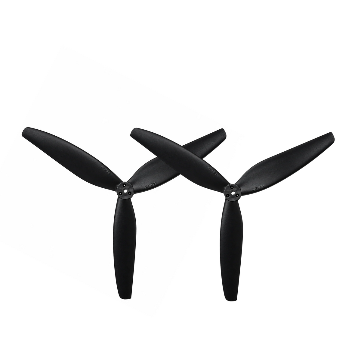 Gemfan 1507 Cinelifter Glass Fiber Nylon 3-Blade Propeller for 15 Inch FPV Drone (1CW + 1CCW) - Black
