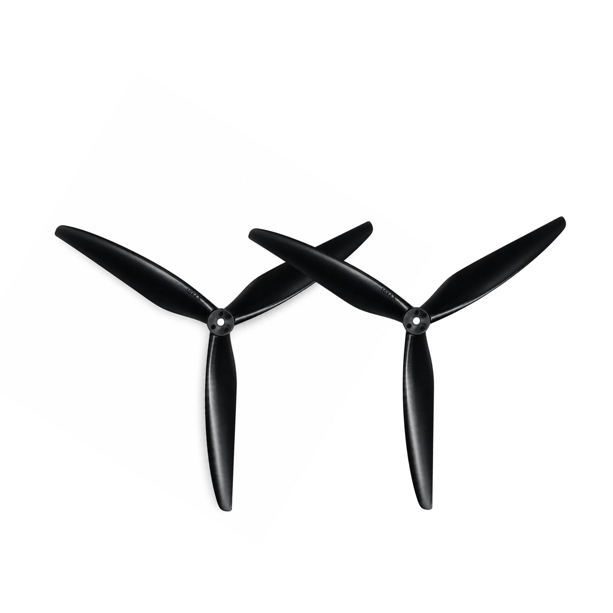 Gemfan 1045 Cinelifter Glass Fiber Nylon 3-Blade Propeller for 10 Inch FPV Drone (1CW + 1CCW) - Black