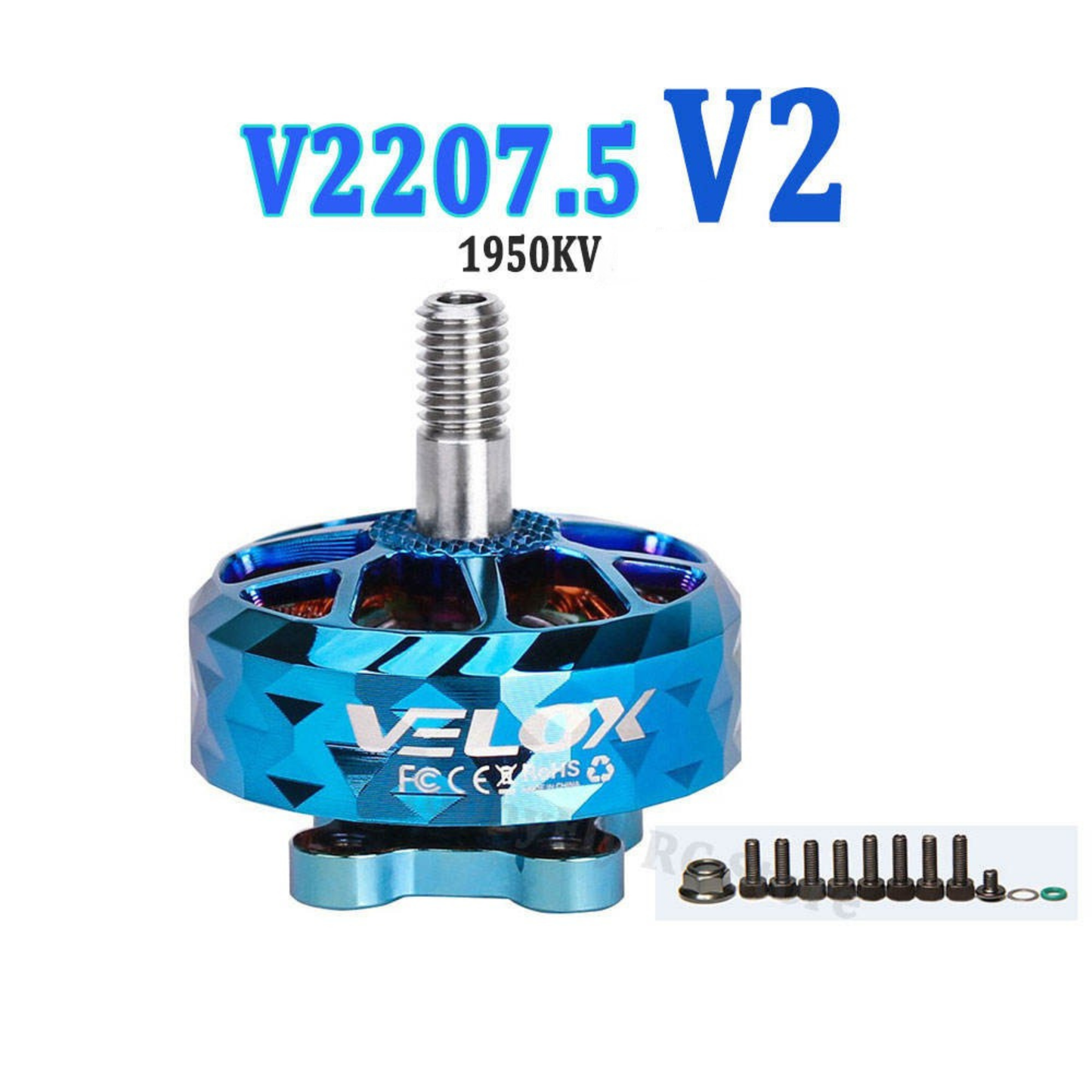 T Motor Velox V2207.5 V2 1950KV FPV Racing Freestyle Brushless Drone Motor
