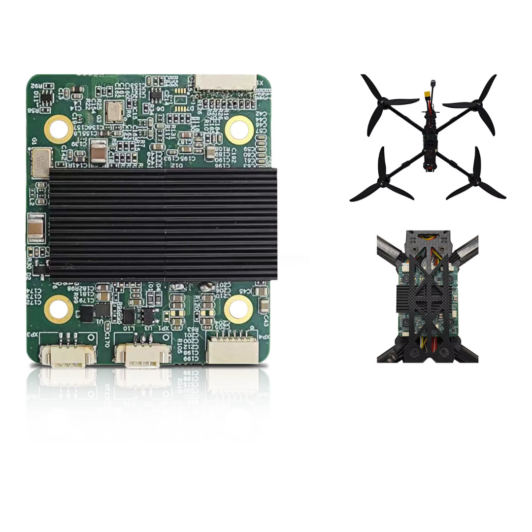 AI Head tracker FPV Racing Drone Circuit Control Board UAV Tracking System Visual Recognition Module