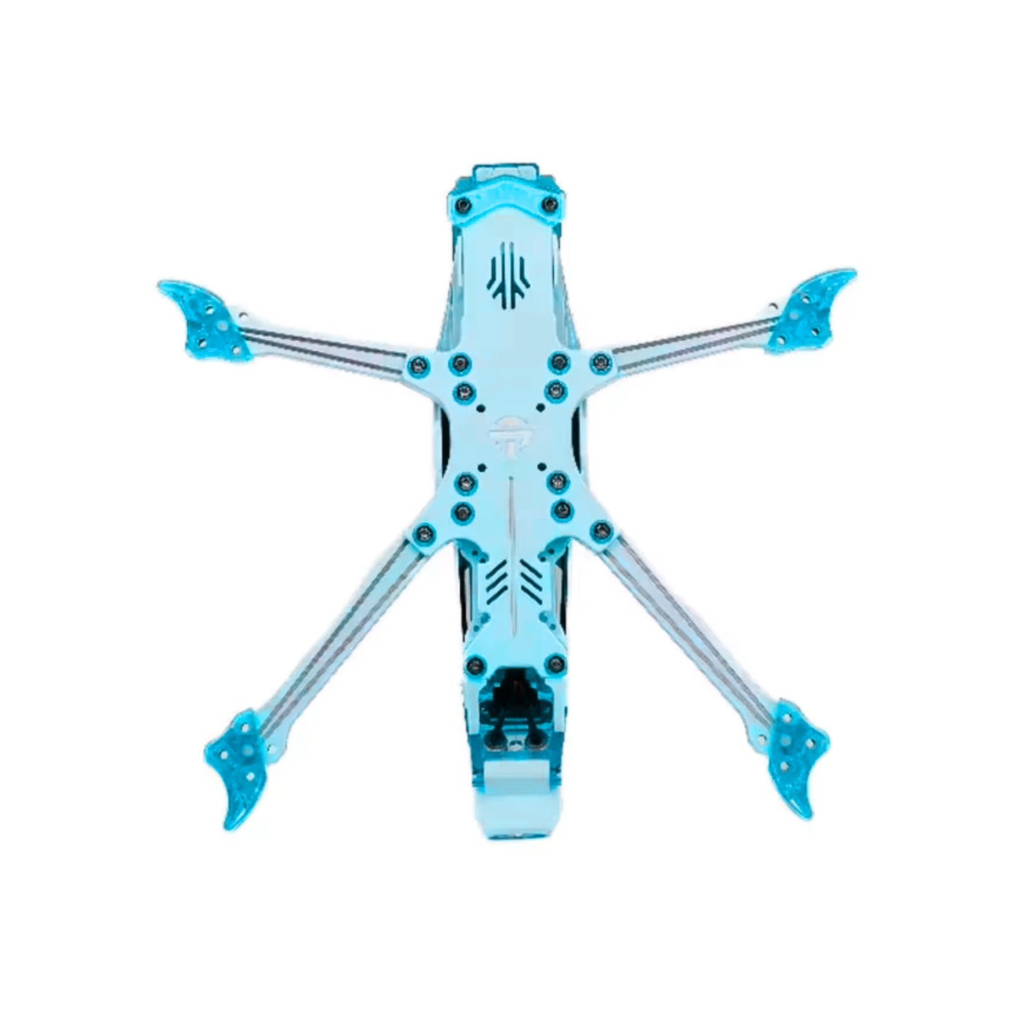 TJRC J5 V2 5 inches FPV O4 Pro Air Unit Digital FPV RC Racing Freestyle Quadcopter Drone Frame - DC Blue Pink