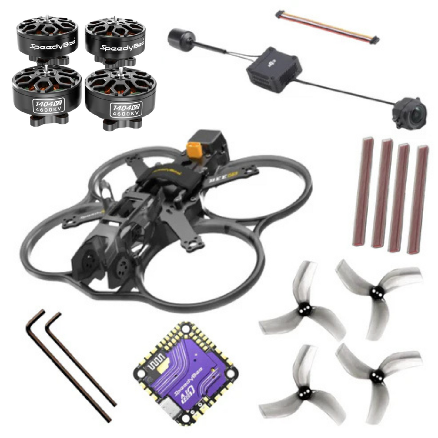 SpeedyBee Bee25 Wireless Tuning Standard Version Digital FPV Drone Kit