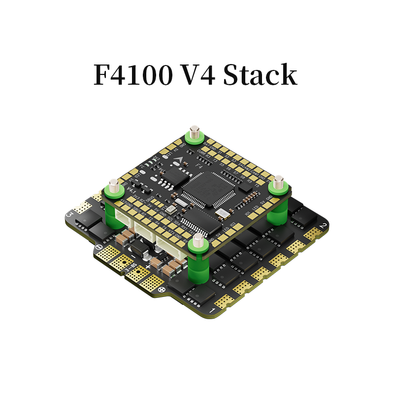 Top and Bottom View of Aocoda RC F405 V4 100A AM32 Stack PCB