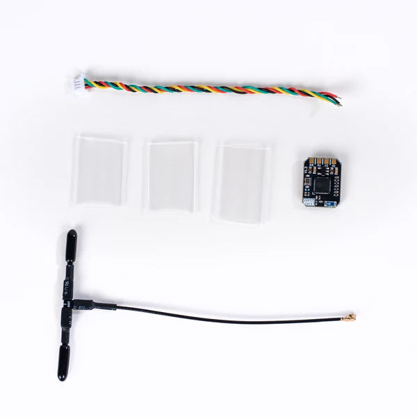 BotLink ELRS receiver antenna, wires and installation accessories