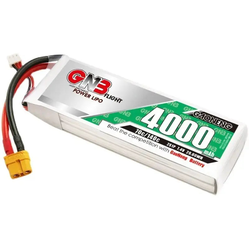 GNB - 4000mAh 4S 1P 14.8V 70C Lipo Battery. Hi Tech xyz