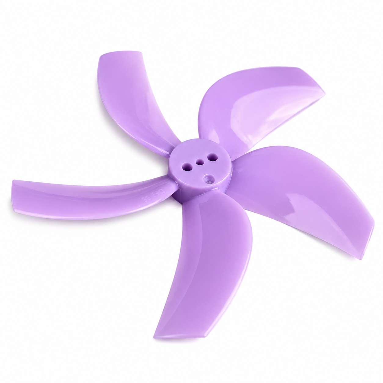 Gemfan D63 PC5 Blade Purple Propeller Front View