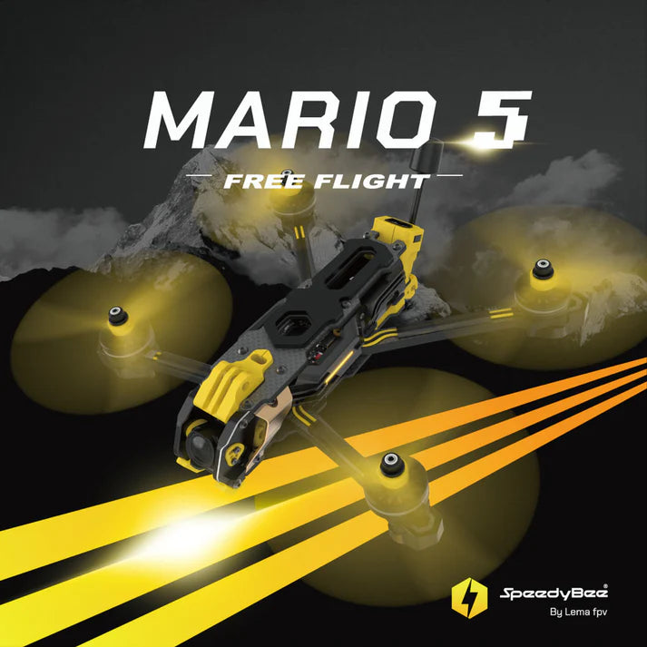 Mario 5 DC Freestyle 4-6s Digital FPV Drone with DJI O4 Air Unit Pro - PNP