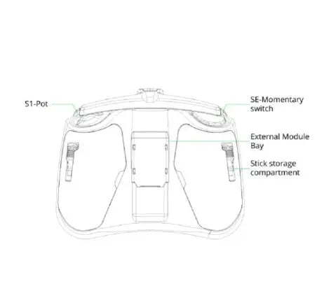 Radiomaster Pocket Radio Controller –CC2500 -Charcoal. Hi Tech xyz