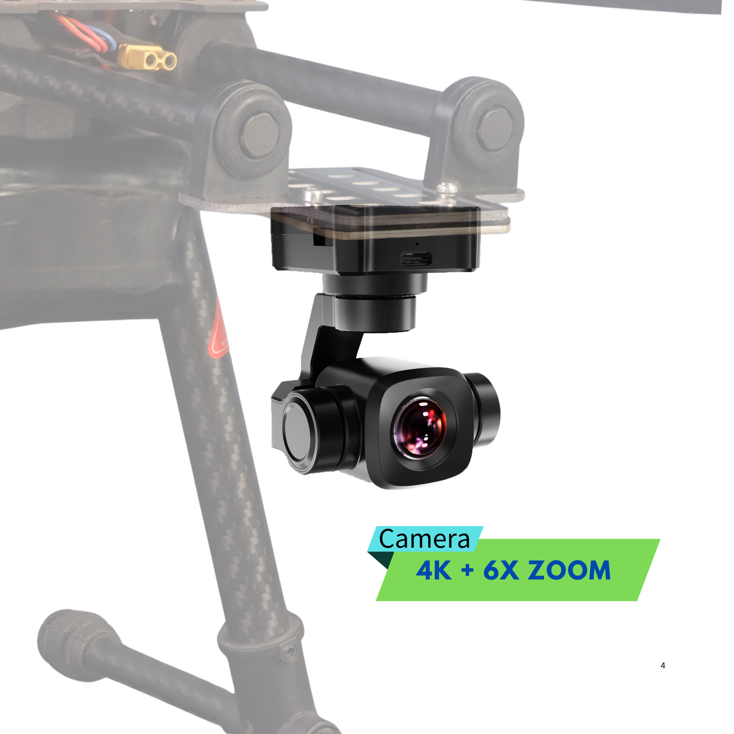 Hi Tech xyz ShadowEye 650 Max โ Industrial Surveillance & Cargo Drone (60 Min Flight, 1.7kg Payload)