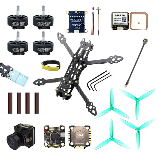 Mark4 7inch 295mm Carbon Fiber Analog FPV Drone Kit